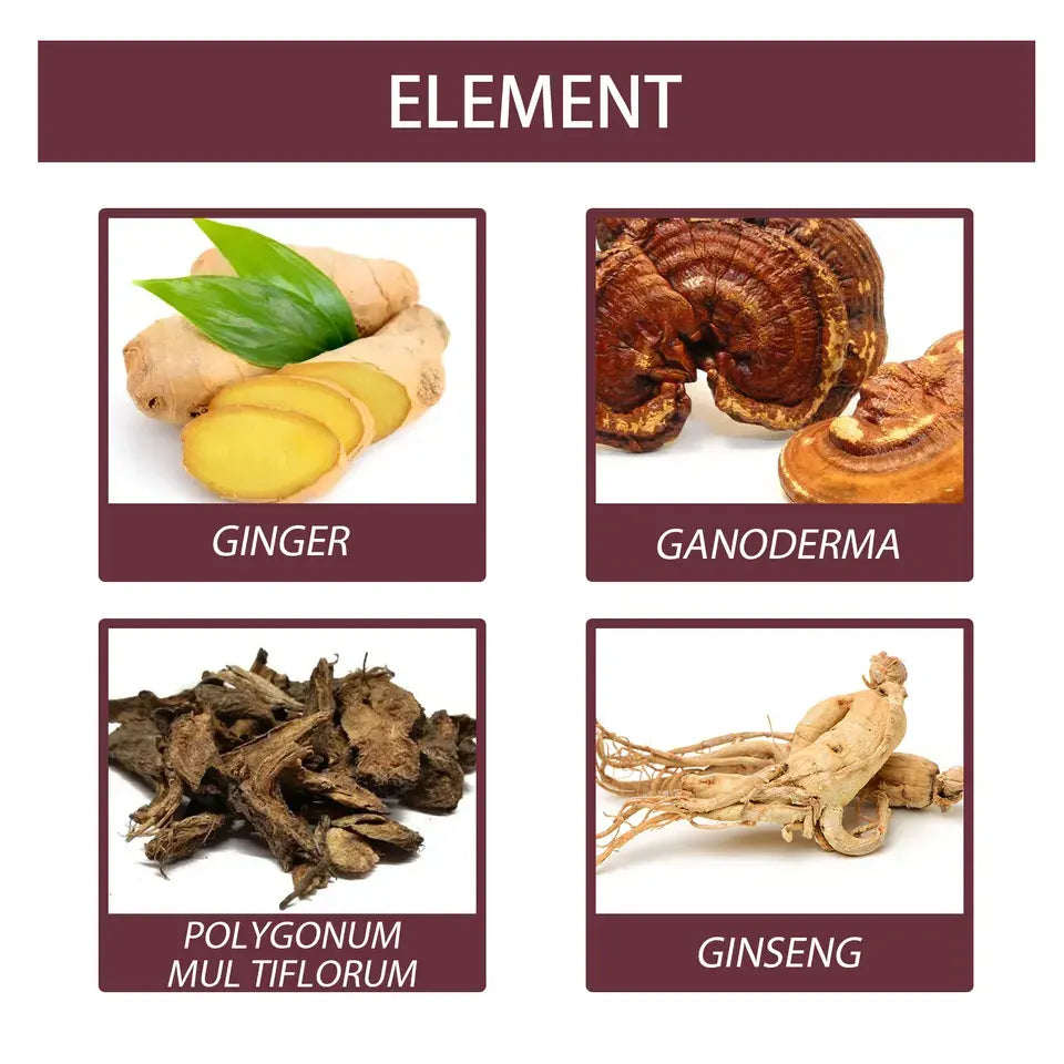 100ml Anti White Hair Spray Herbal Reduce Gray Hair, Repair Hair Scalp Care Nourish White Hair Back To Black Hair Growth