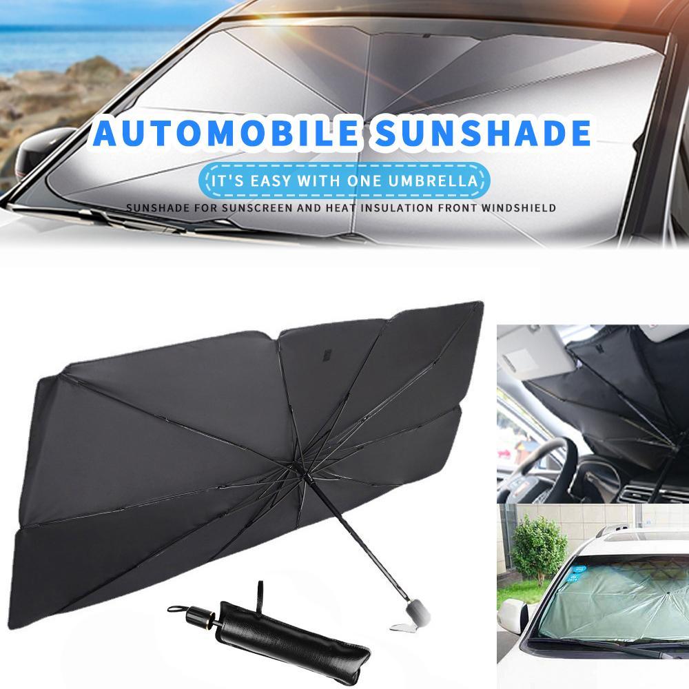Foldable Car Sunshade UV Blocking 190T Car Umbrella Car Front Windshield Protector