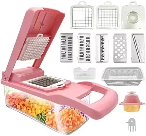 Hot Selling 16 in 1 Kitchen Fruit & Vegetable Slicer, Dicer Multifunction Vegetable Chopper