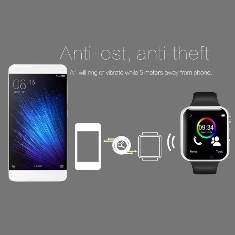 A1 SIM Card Sports Smart Watch For Android Phones