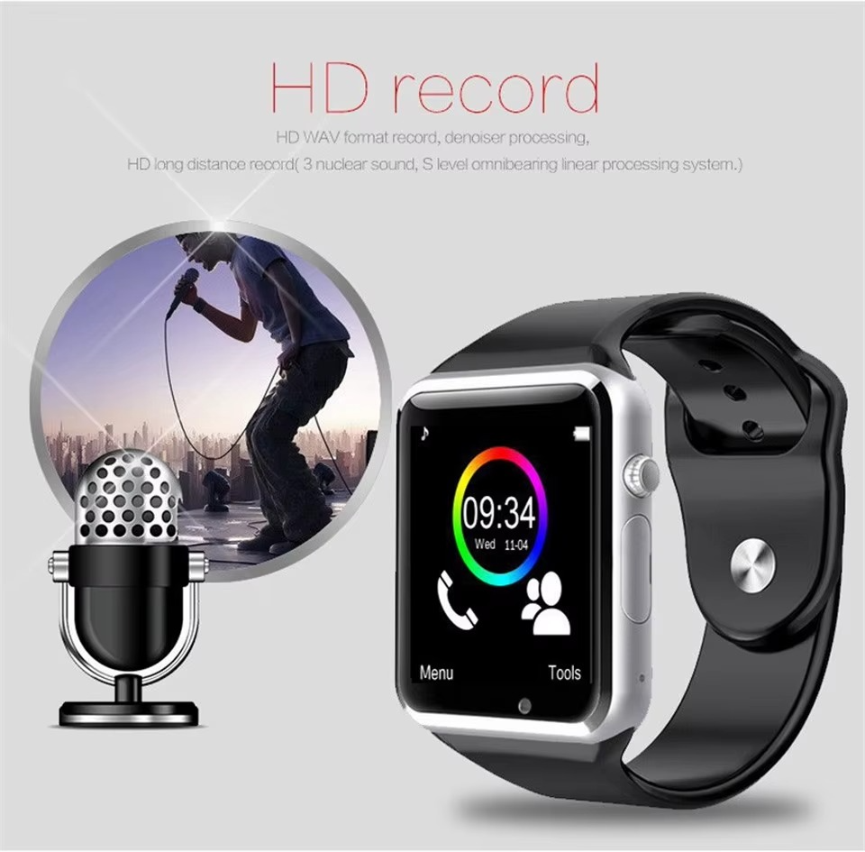 A1 SIM Card Sports Smart Watch For Android Phones