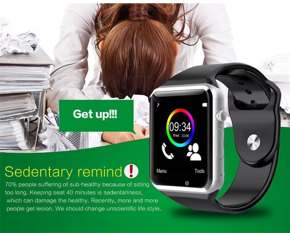 A1 SIM Card Sports Smart Watch For Android Phones