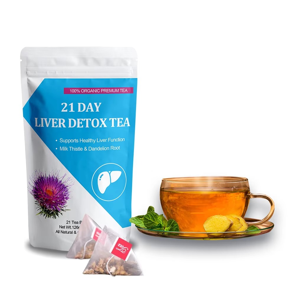 Liver Cleansing Detox Tea Herbal Sober up Protect Liver Tea