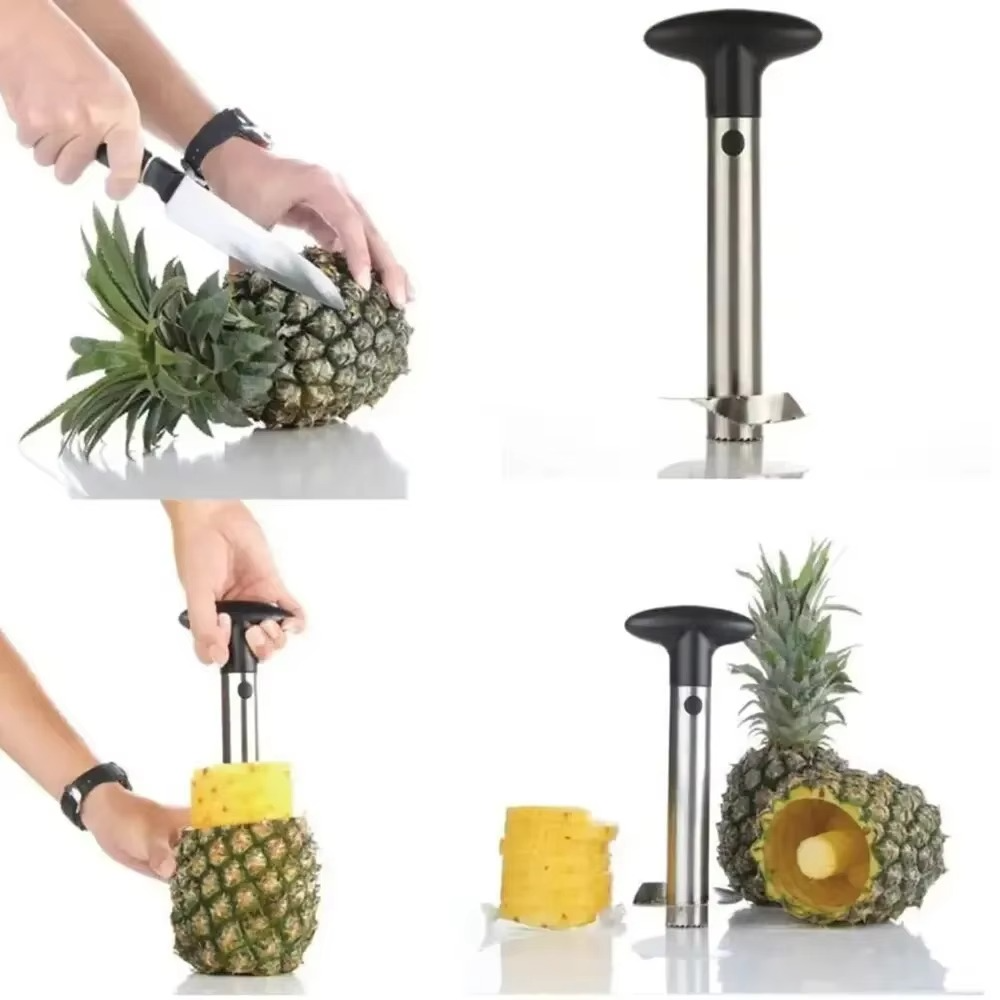 Stainless Steel Pineapple Peeler, Slicer and core remover