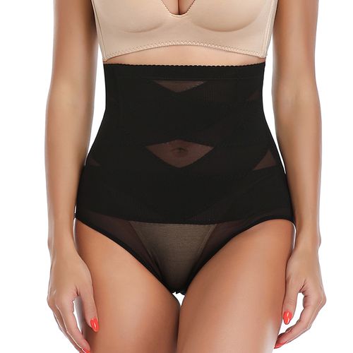 Sculpt & Smooth Cross compression High Waist Shapewear
