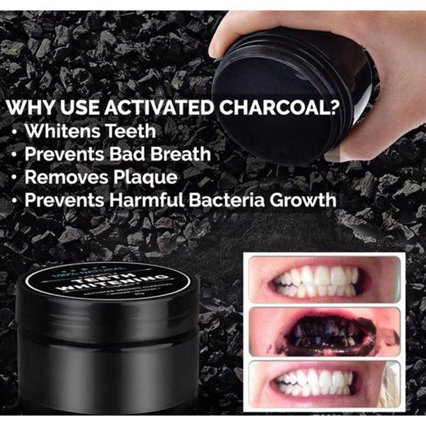All Natural Activated Charcoal Teeth Whitening Powder