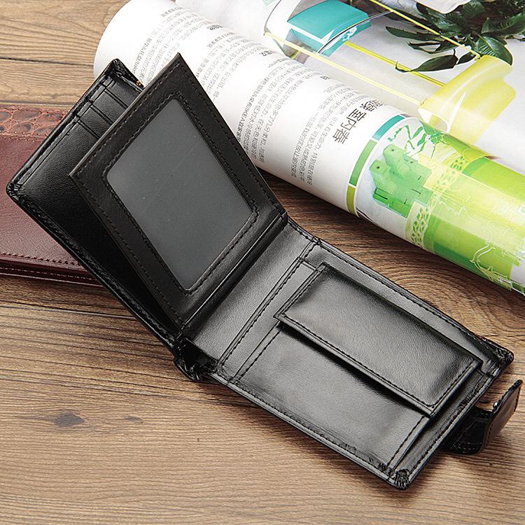 Baellery Mens Bifold Slim PU Leather Wallet