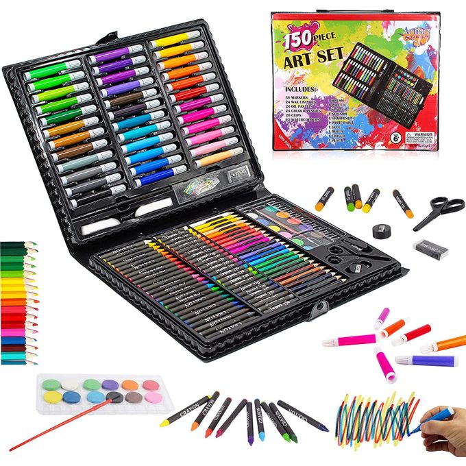 150 Pieces Kids Deluxe Artist Drawing & Painting Set