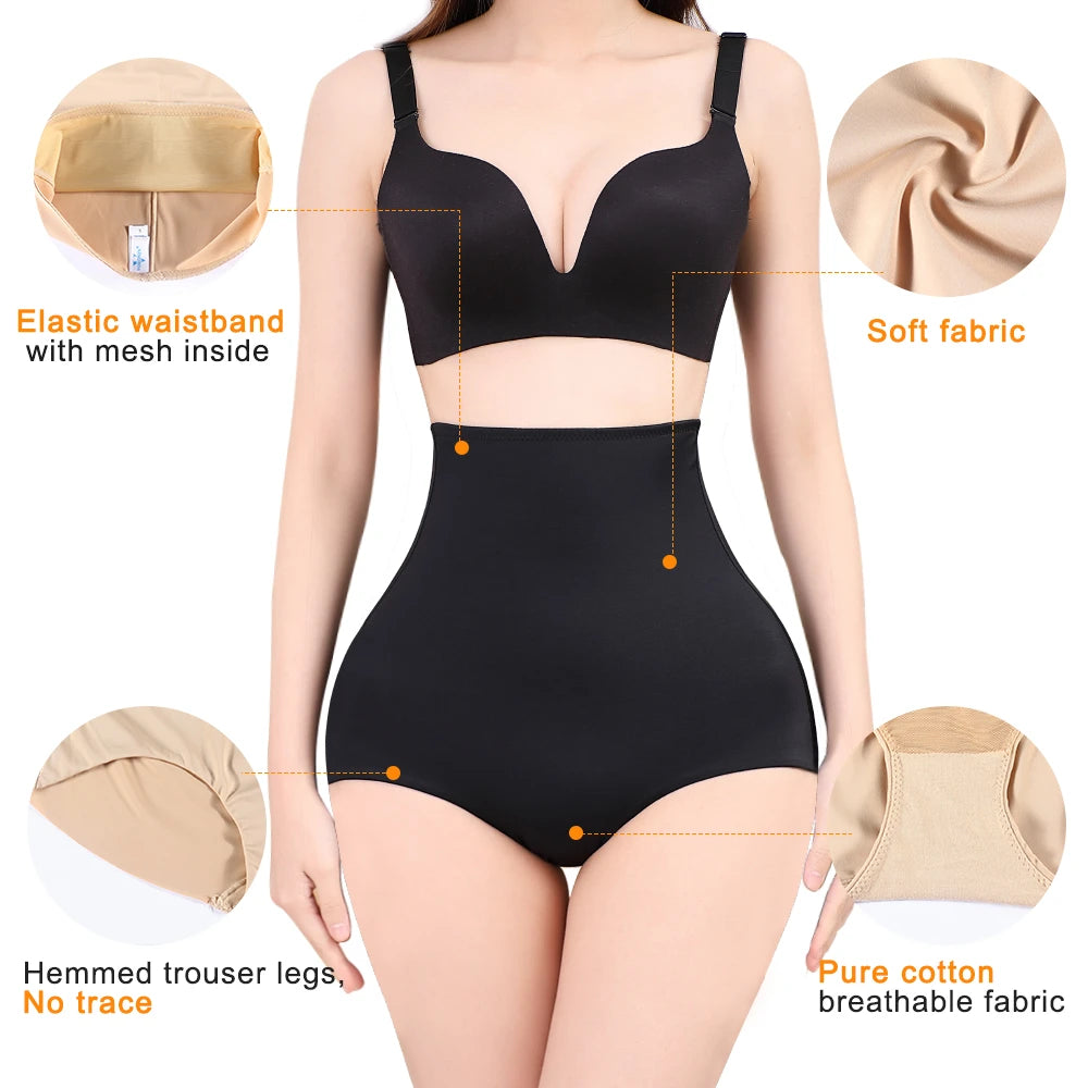High Waist Non-slip Tummy Control Shapewear Panties