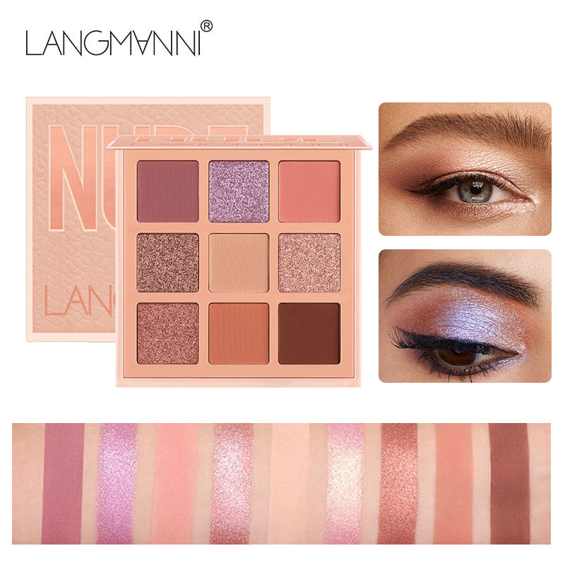 3 Pack 9 Colors each Nude Eyeshadow Palette