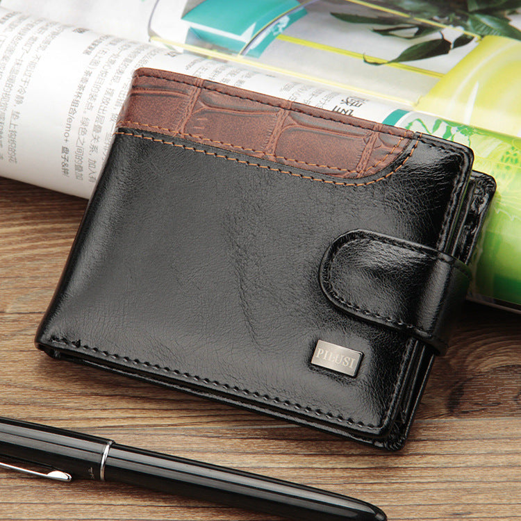 Baellery Mens Bifold Slim PU Leather Wallet