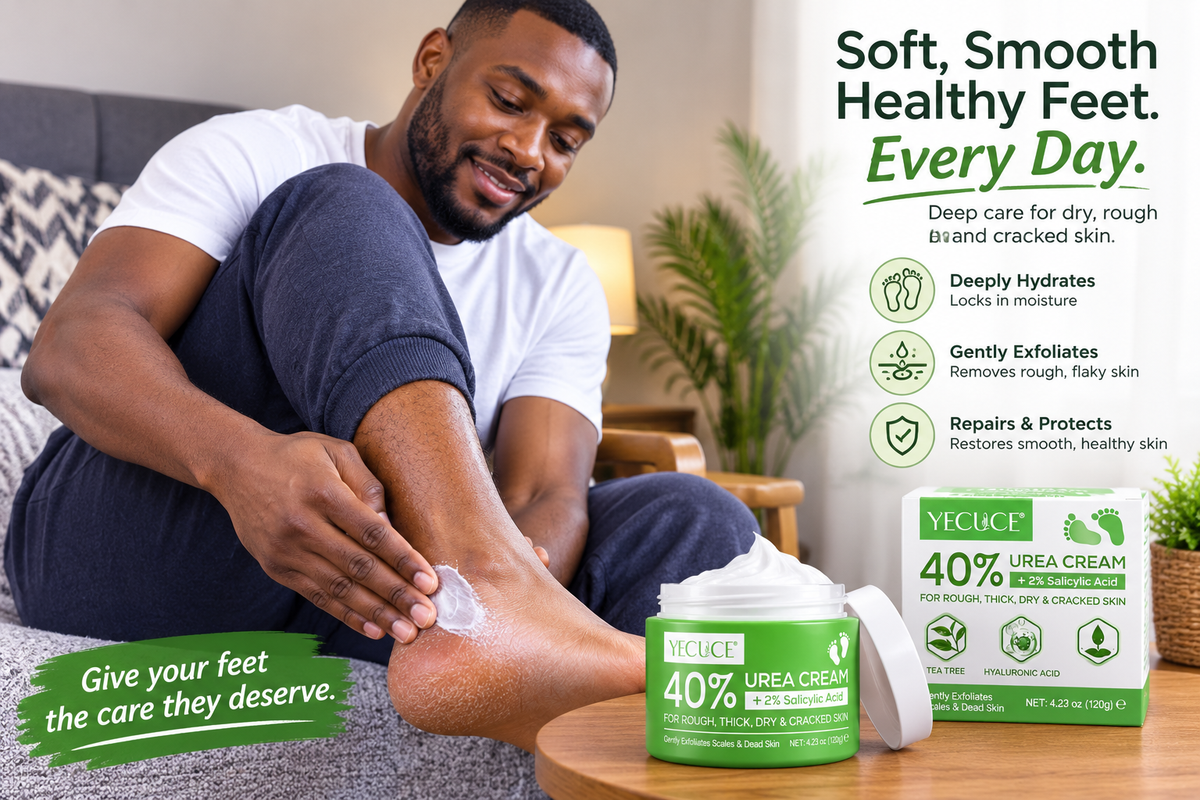 YECUCE 40% Urea Intensive Foot & Heel Repair Cream 120g
