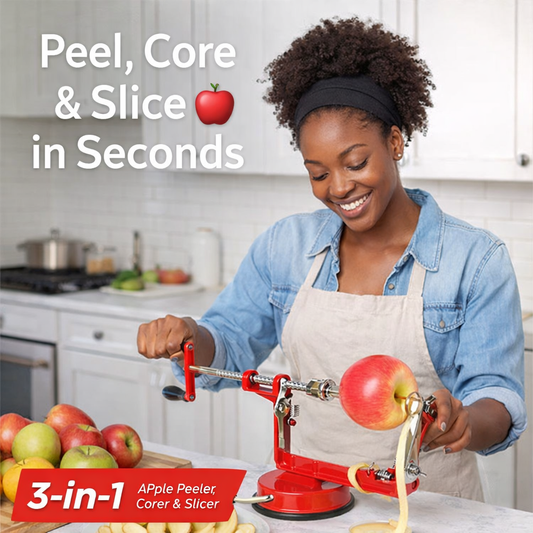3 in 1  Stainless Steel Fruit  Apple Peeler Corer and Slicer