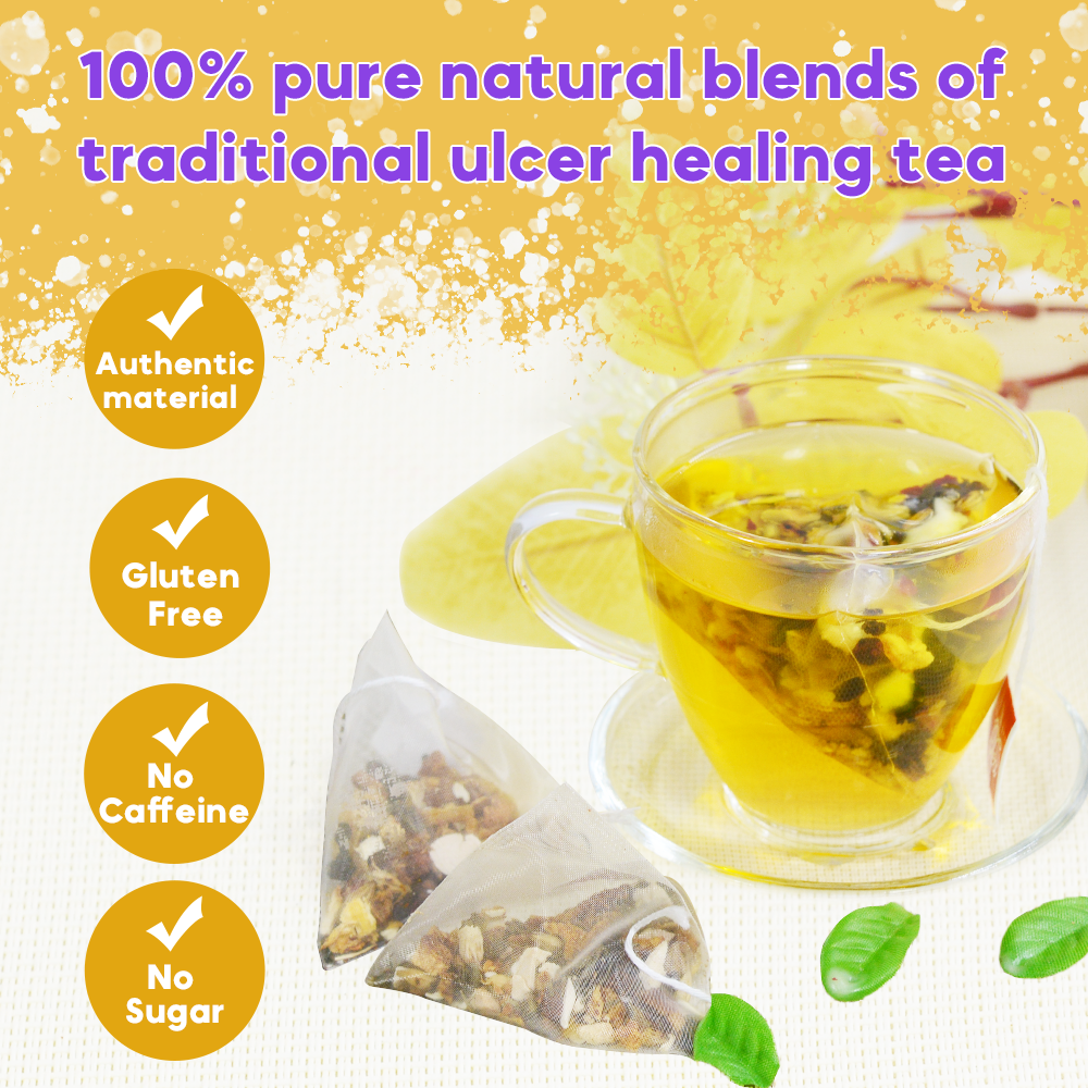 Stomach Ulcer Healing Tea, Reduce Bloating, Indigestion and Calm the stomach