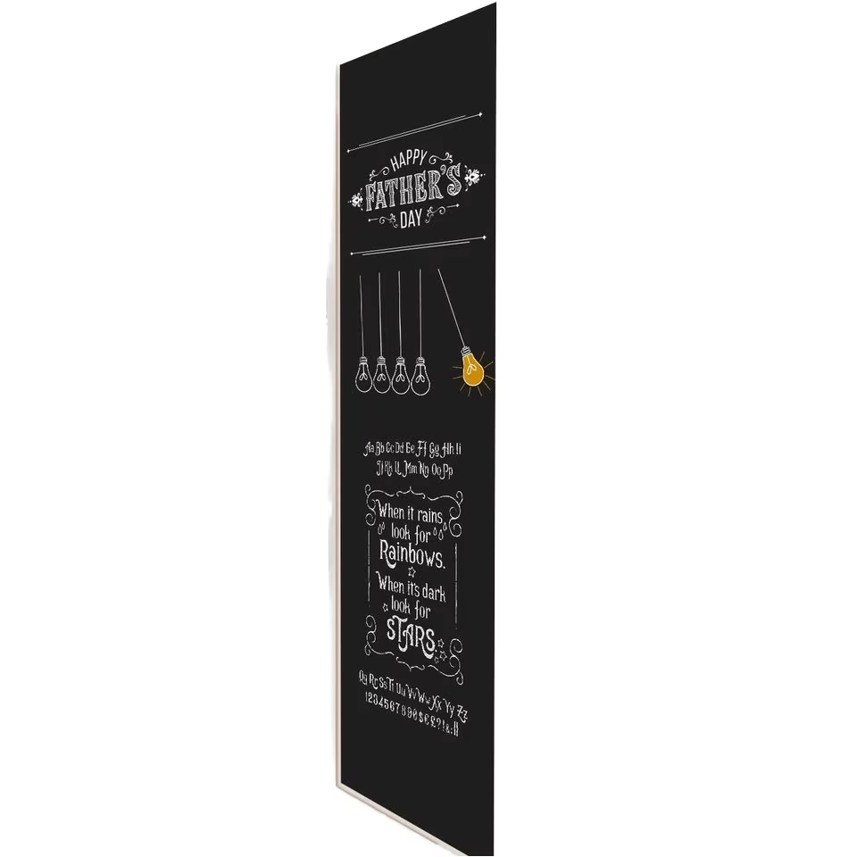 Self Adhesive Wallpaper Blackboard for Kids and Adults 90cm by 200cm with free Chalk