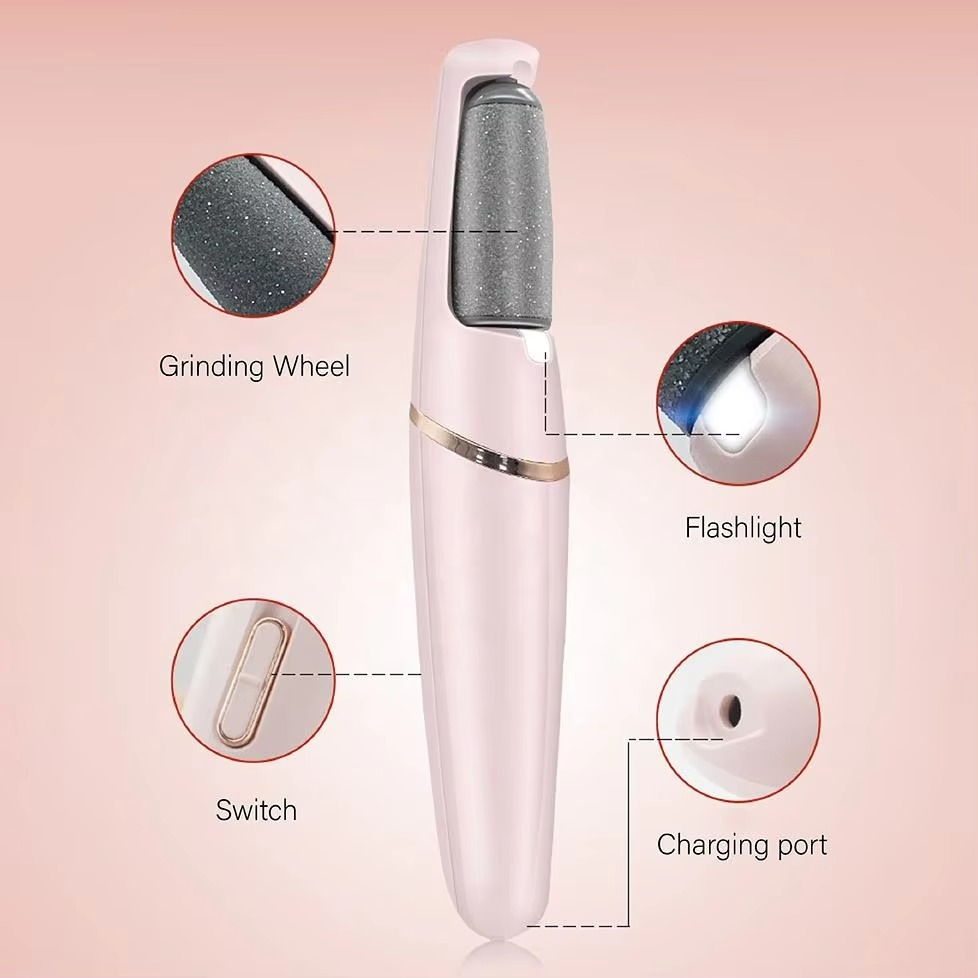 Rechargeable Electronic Foot Callus Remover High-Efficiency Electric Foot Grinder for Smoother Foot File