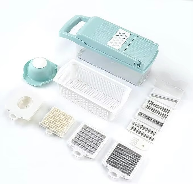 Hot Selling 16 in 1 Kitchen Fruit & Vegetable Slicer, Dicer Multifunction Vegetable Chopper