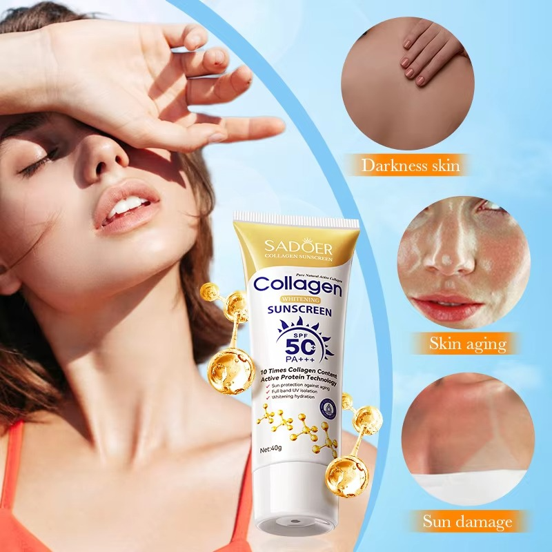 SADOER Collagen SPF50 Sunblock Sunscreen Cream