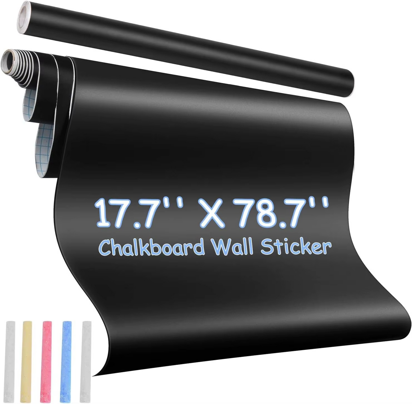 Self Adhesive Wallpaper Blackboard for Kids and Adults 90cm by 200cm with free Chalk