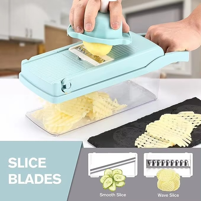 Hot Selling 16 in 1 Kitchen Fruit & Vegetable Slicer, Dicer Multifunction Vegetable Chopper