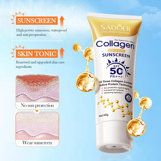 SADOER Collagen SPF50 Sunblock Sunscreen Cream
