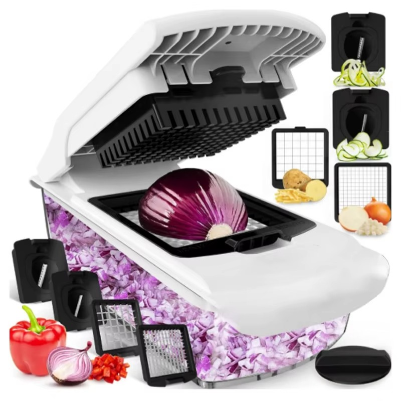 Hot Selling 16 in 1 Kitchen Fruit & Vegetable Slicer, Dicer Multifunction Vegetable Chopper
