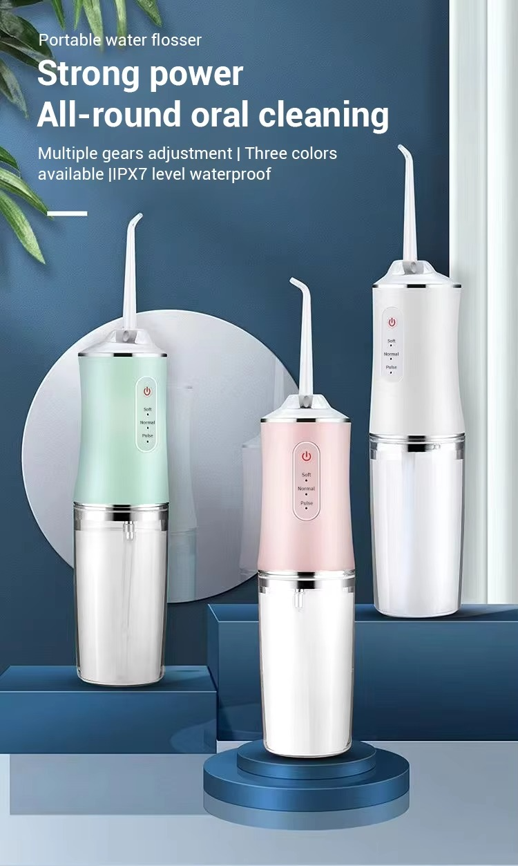 Portable 4 in 1 Dental Rechargeable Water Flosser Oral Irrigator