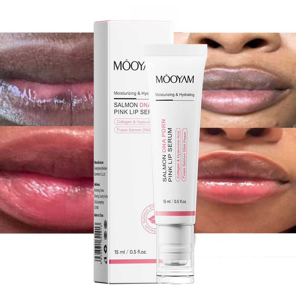 Mooyam Salmon DNA PDRN Pink Lip Serum Exfoliating for Dark Lips (Buy 1 get 1 free)