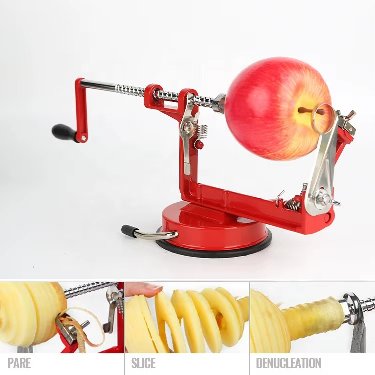 3 in 1  Stainless Steel Fruit  Apple Peeler Corer and Slicer