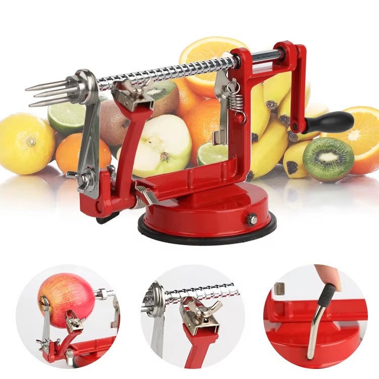 3 in 1  Stainless Steel Fruit  Apple Peeler Corer and Slicer