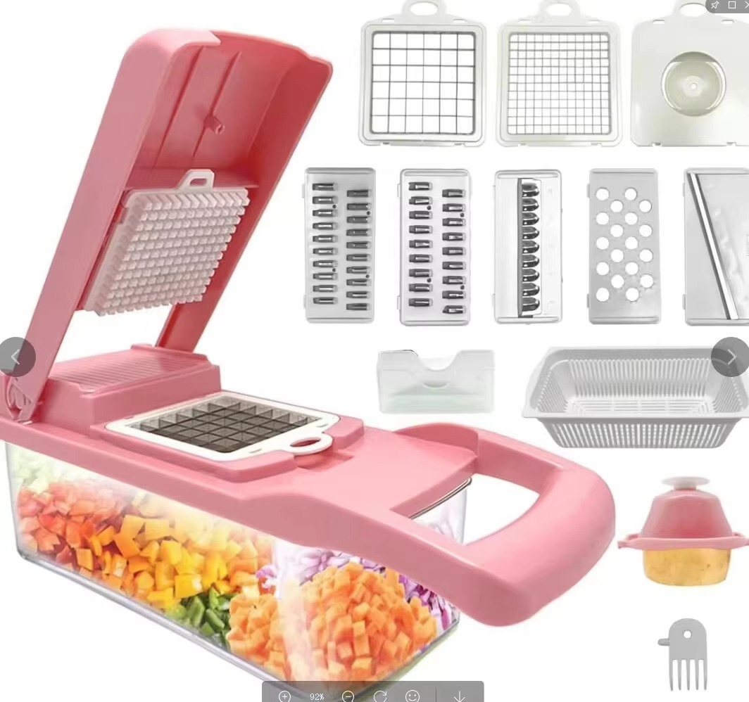 Hot Selling 16 in 1 Kitchen Fruit & Vegetable Slicer, Dicer Multifunction Vegetable Chopper