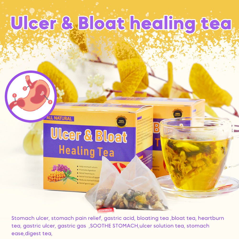 Stomach Ulcer Healing Tea, Reduce Bloating, Indigestion and Calm the stomach