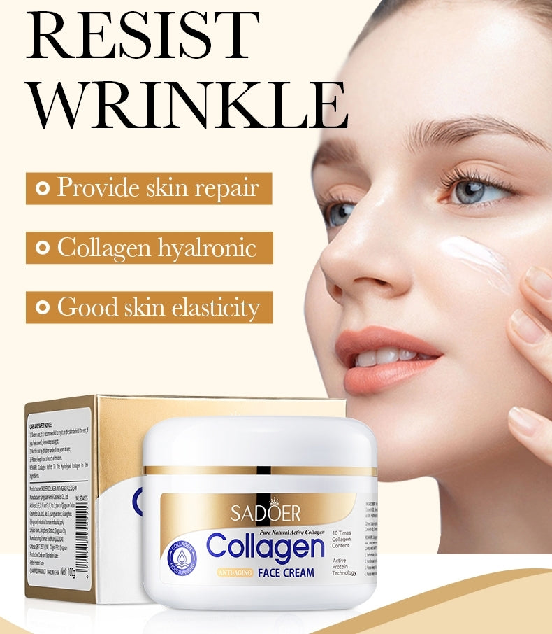 Natural Organic Collagen Hydrating Anti Aging Face Whitening Cream For All Skin