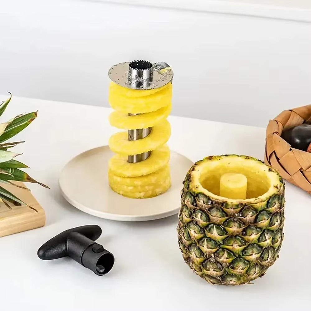 Stainless Steel Pineapple Peeler, Slicer and core remover