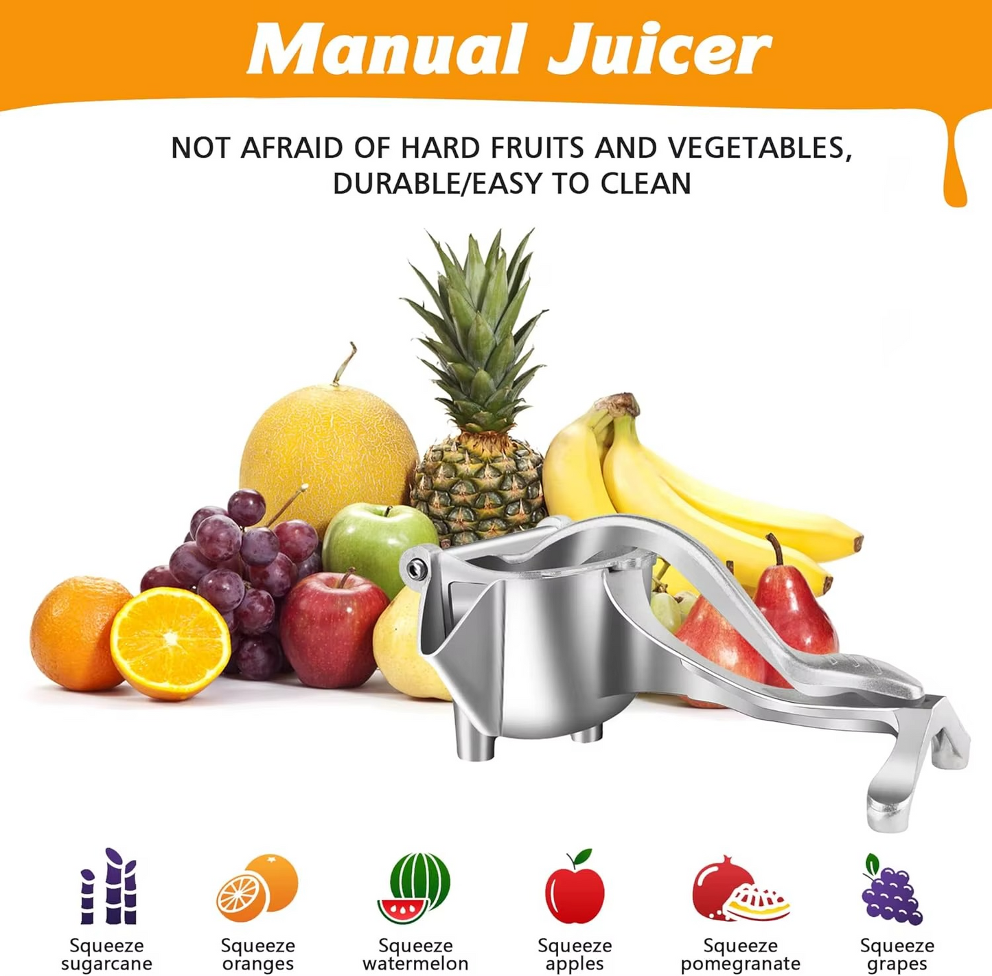 Manual Juicer Fruit Press