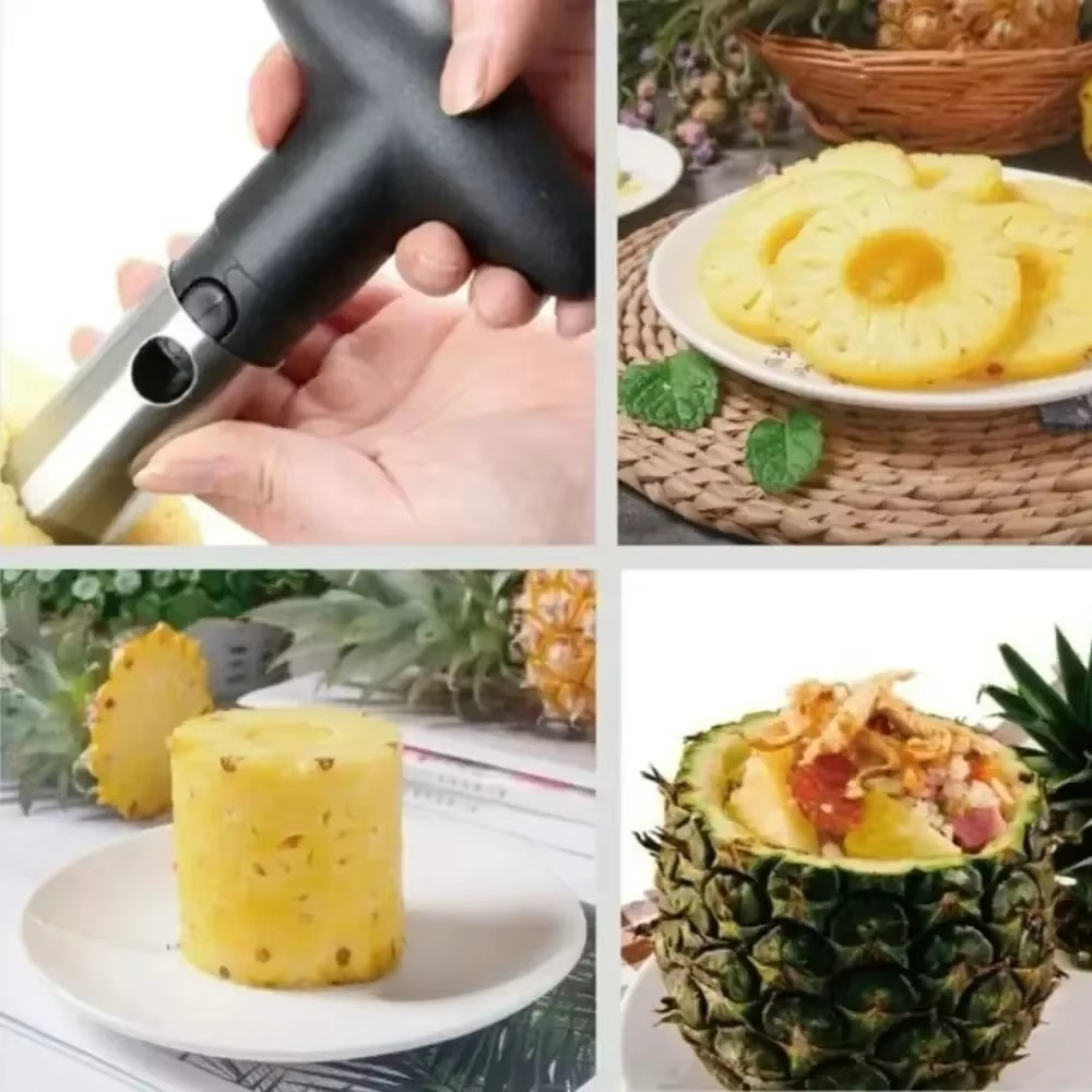 Stainless Steel Pineapple Peeler, Slicer and core remover