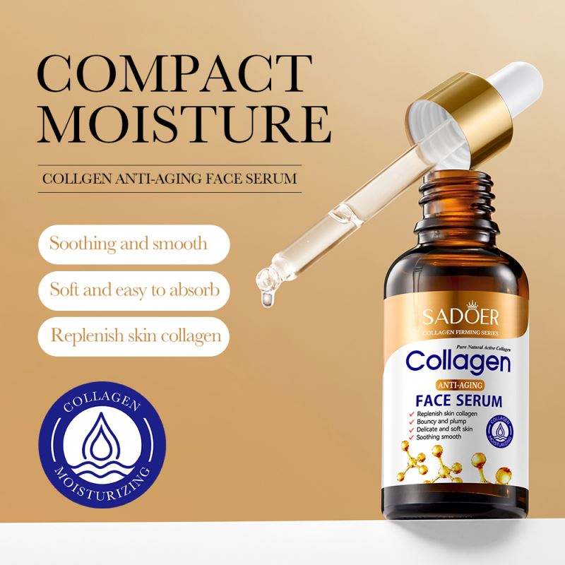 Collagen serum + Collagen Cream anti aging anti wrinkle combo