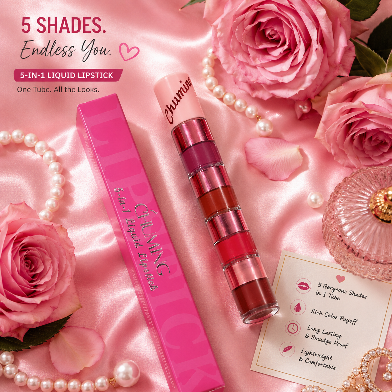 5 in 1 Matte Lipstick Combo Kit