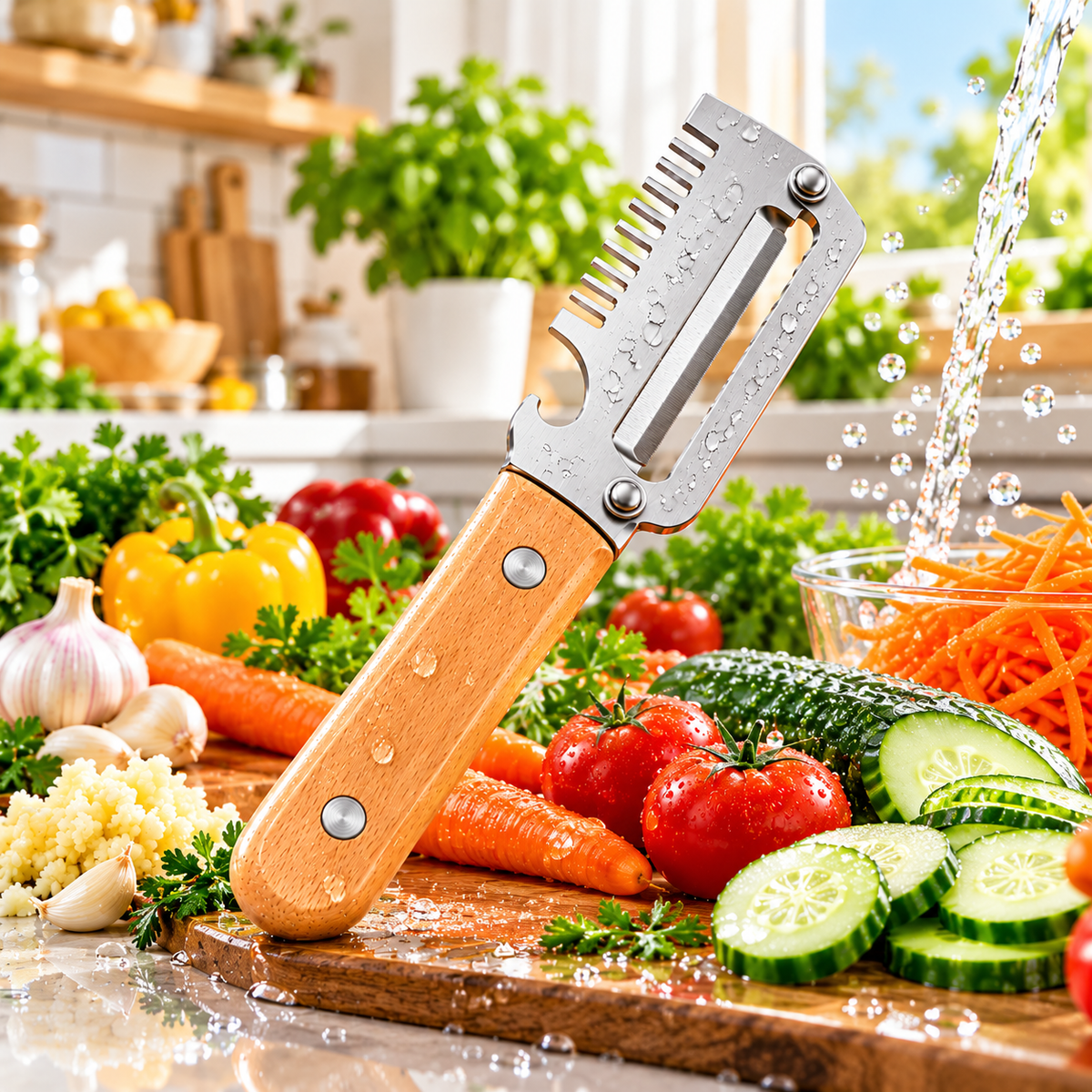 2pc 7-in-1 Multi-Purpose Kitchen Tool
