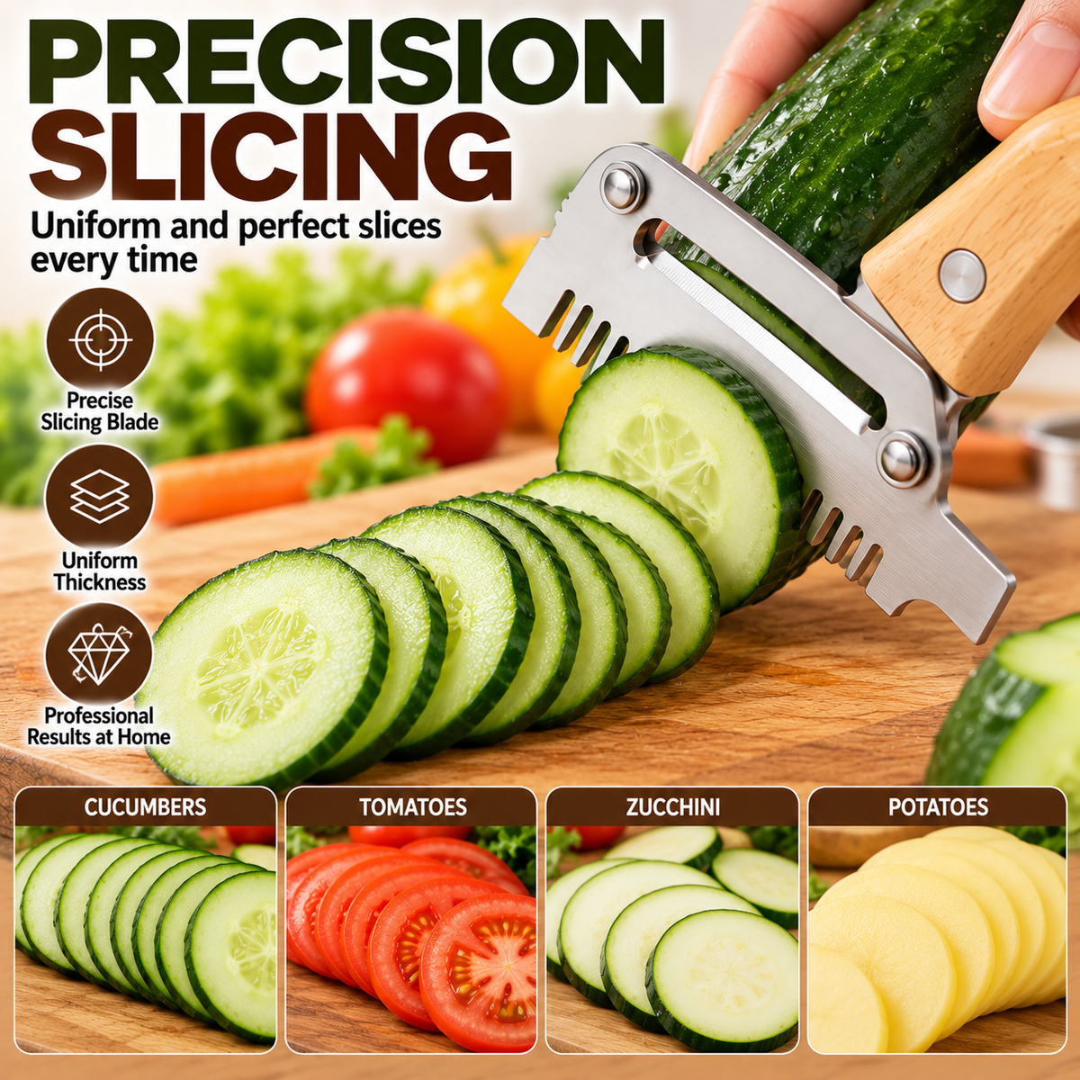 2pc 7-in-1 Multi-Purpose Kitchen Tool