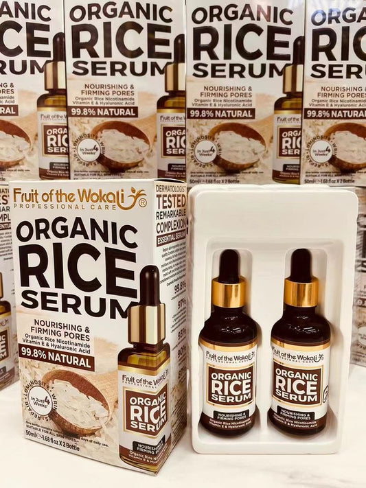 Organic Rice Serum with Nicotinamide, Hyaluronic Acid and Vitamin E