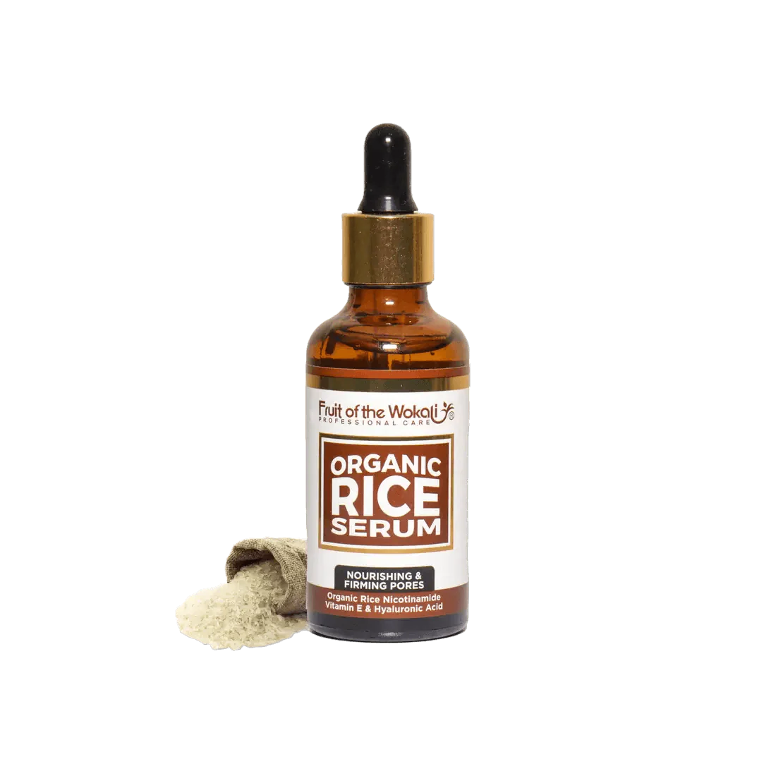Organic Rice Serum with Nicotinamide, Hyaluronic Acid and Vitamin E