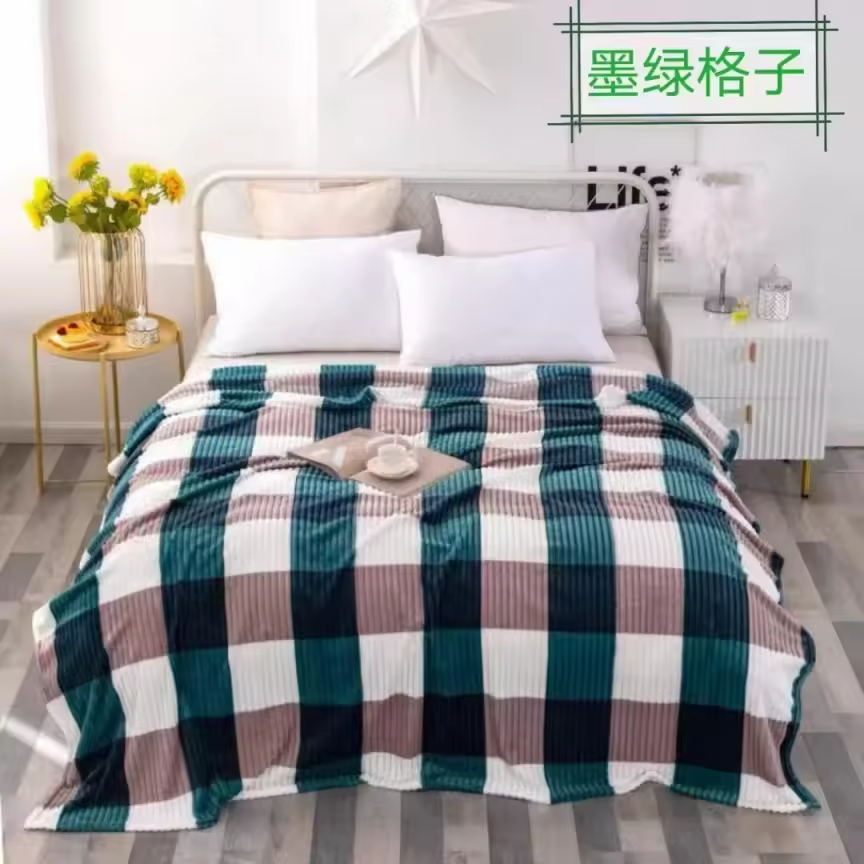Ultra Soft Patchwork Velvet Fleece Blanket For Bed and Sofa size 6 by 6