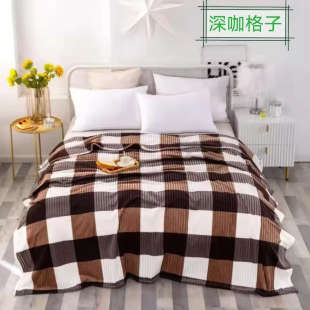 Ultra Soft Patchwork Velvet Fleece Blanket For Bed and Sofa size 6 by 6