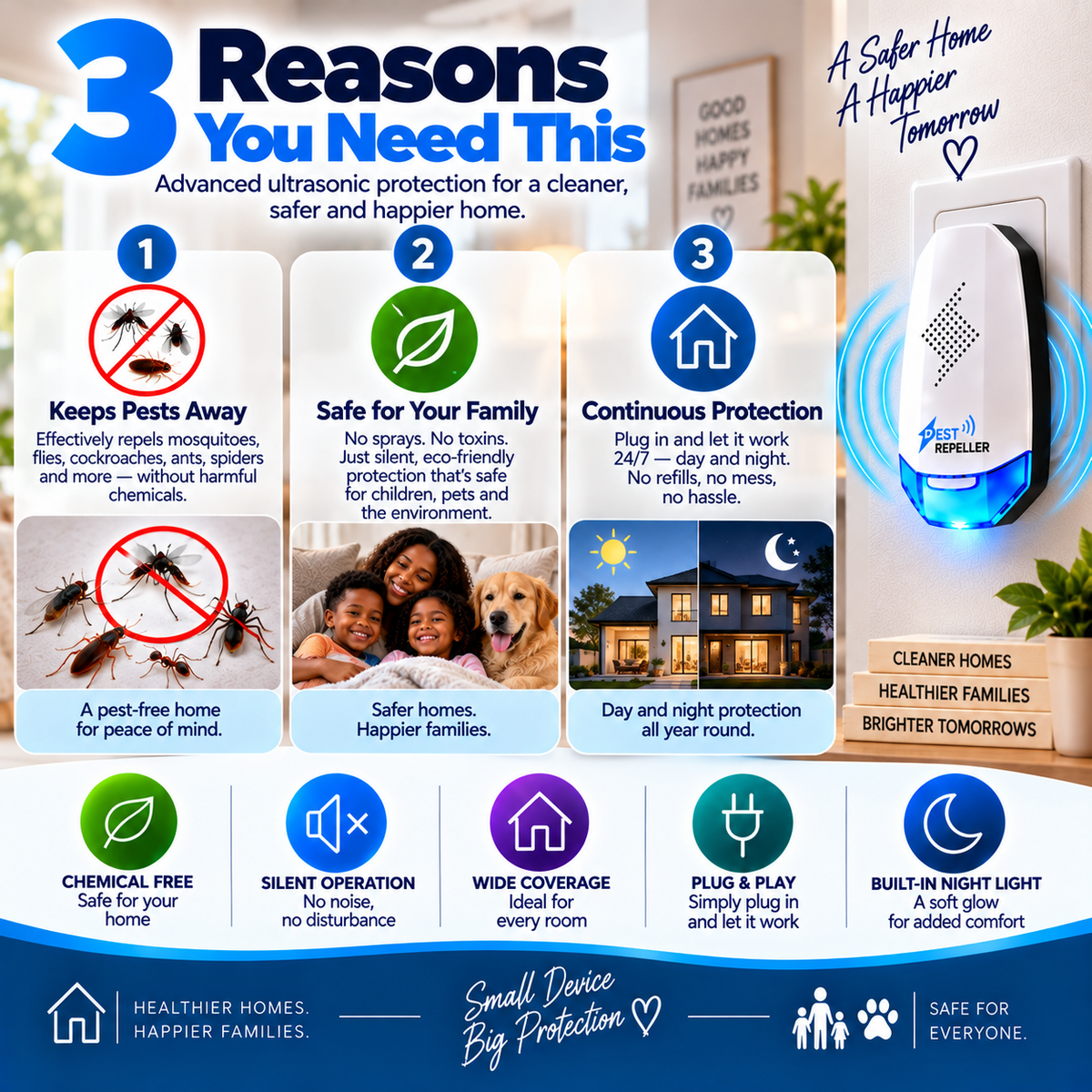 Ultrasonic Mosquito & Insect Repeller