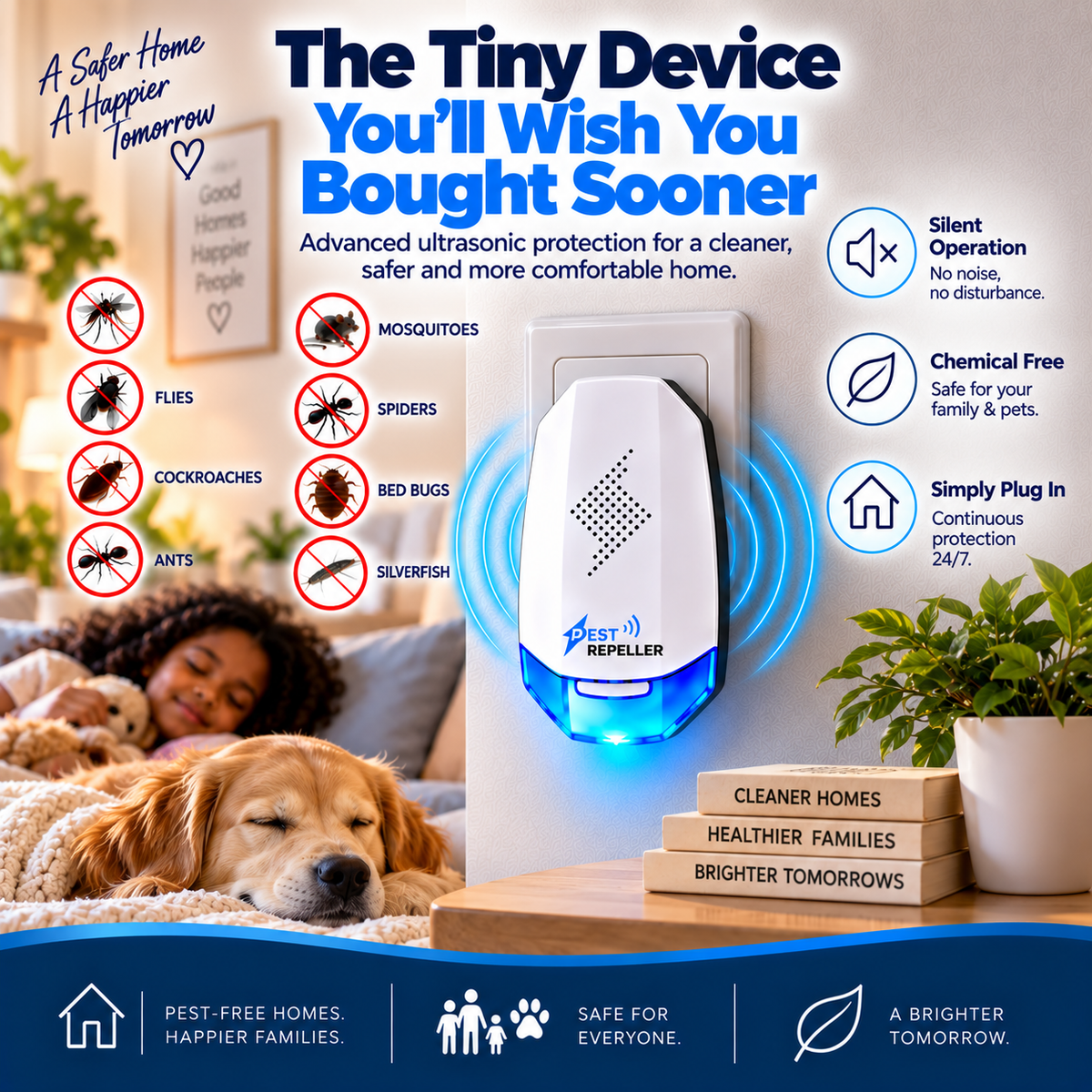 Ultrasonic Mosquito & Insect Repeller