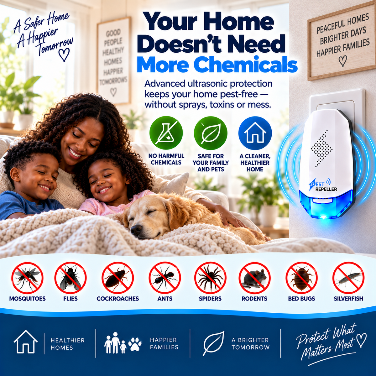 Ultrasonic Mosquito & Insect Repeller
