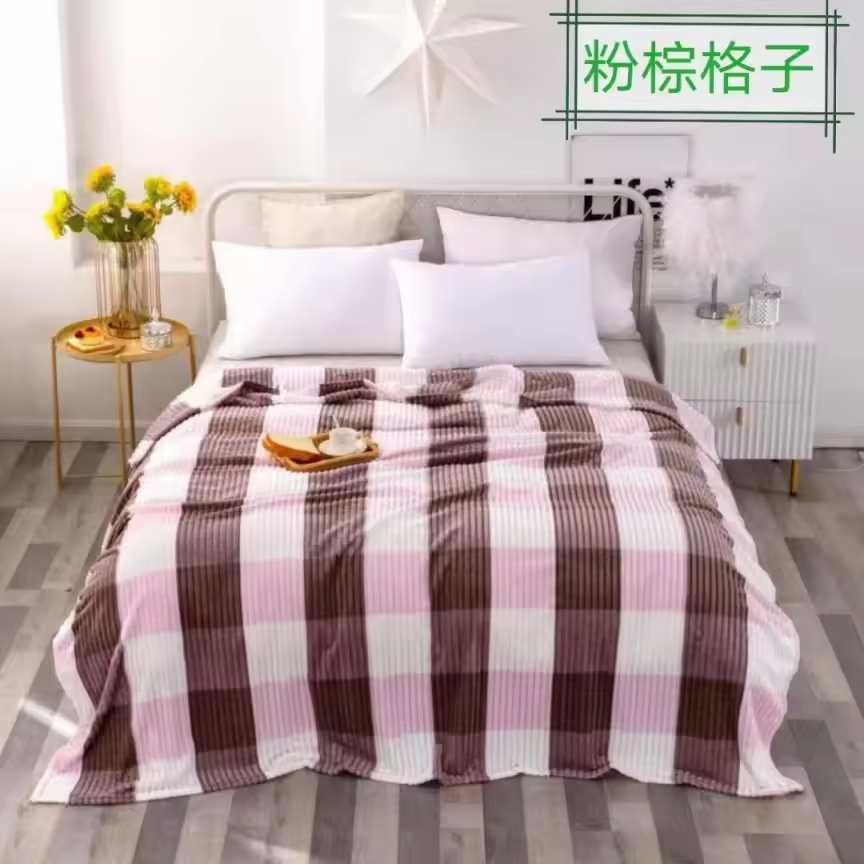 Ultra Soft Patchwork Velvet Fleece Blanket For Bed and Sofa size 6 by 6