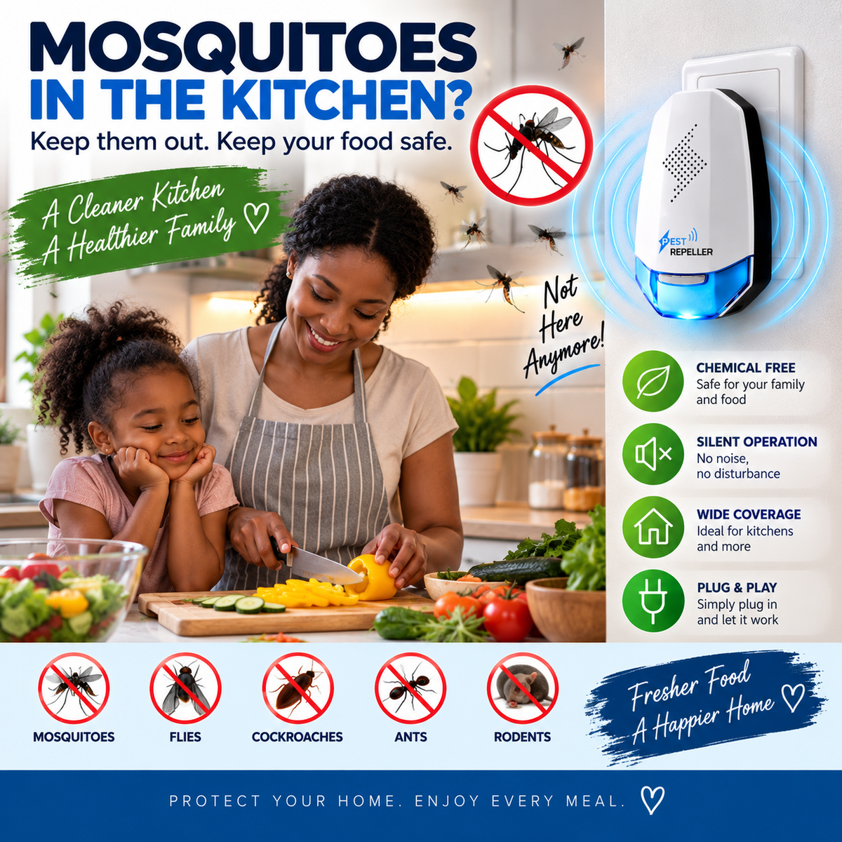 Ultrasonic Mosquito & Insect Repeller