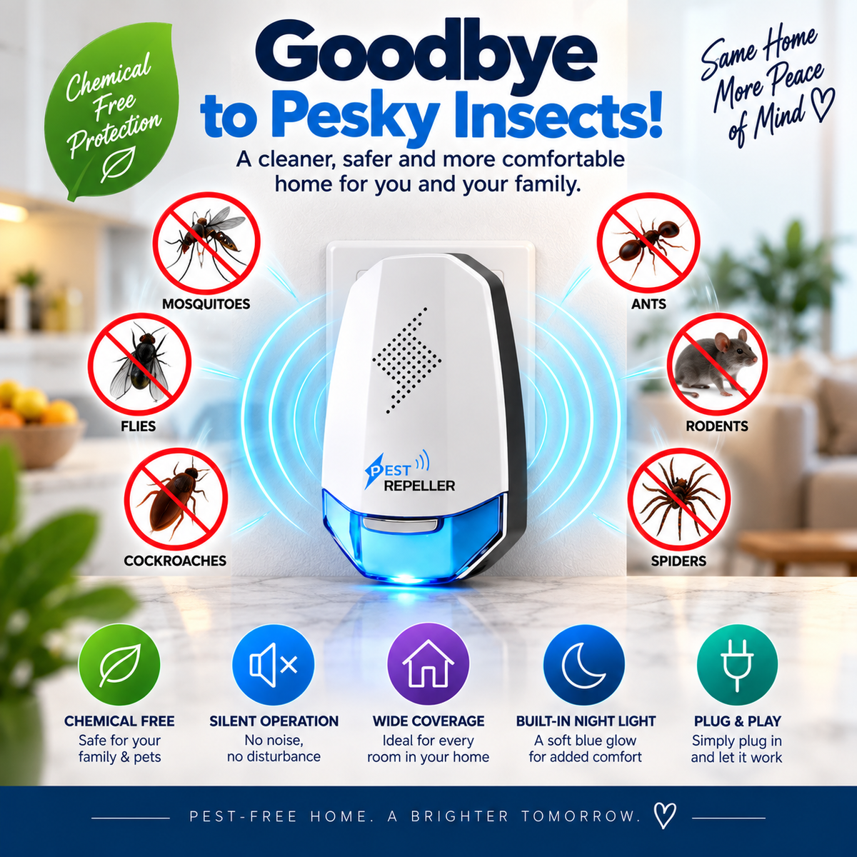 Ultrasonic Mosquito & Insect Repeller